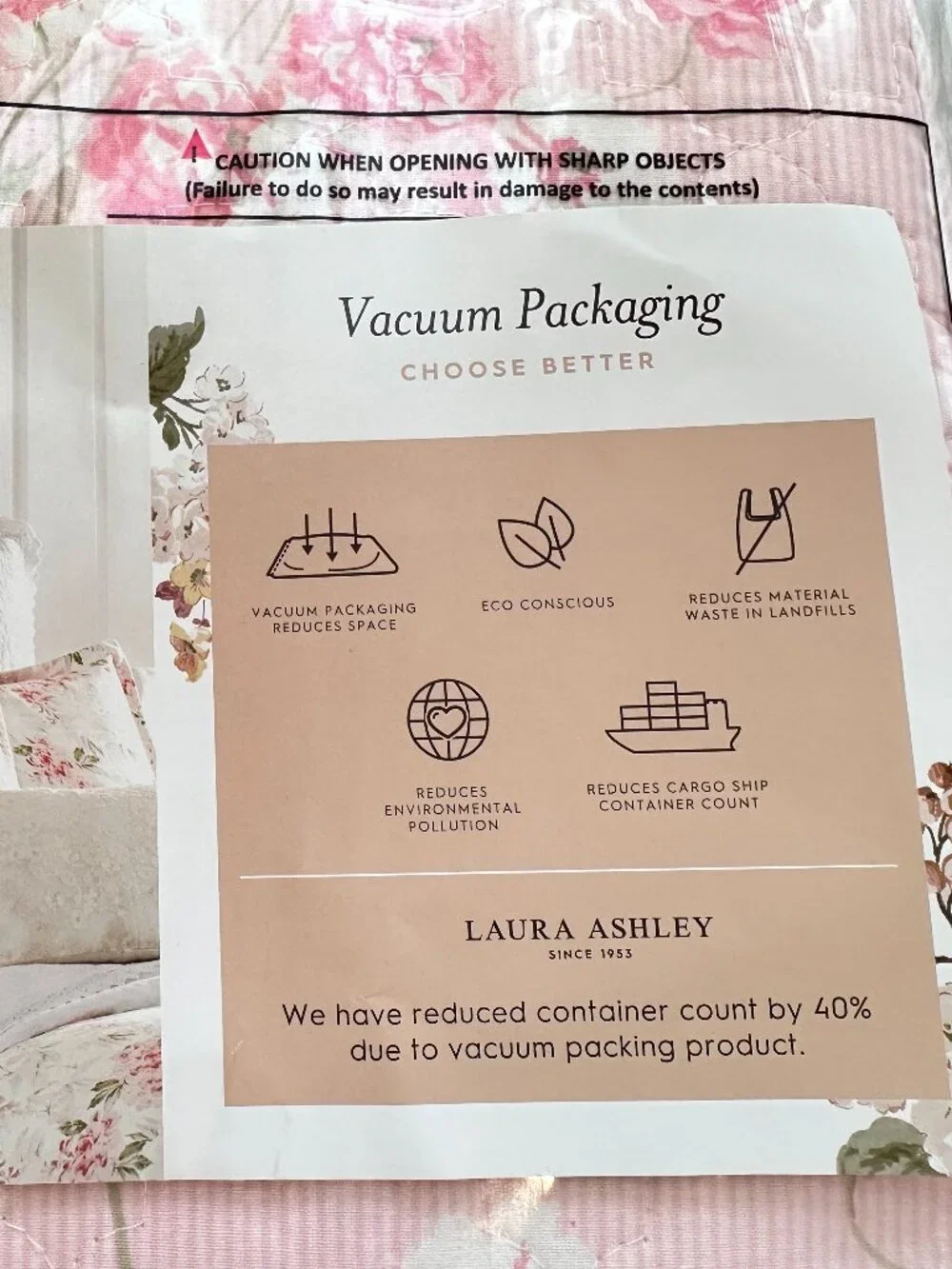 Laura Ashley Veronica's Bouquet Twin Quilt Set | New in Package | Pink Floral Co
